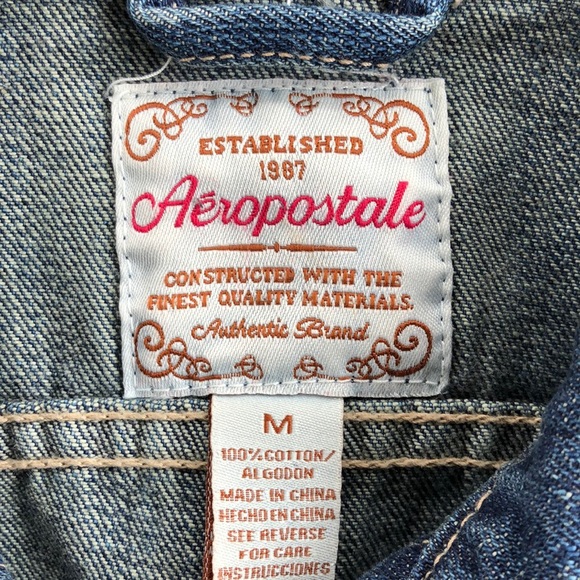 Classic Aeropostale Jean Jacket ❤️❤️ - Picture 3 of 5